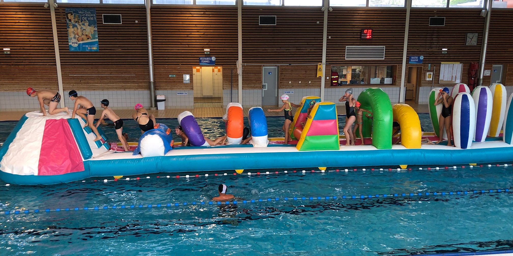 Structures gonflables éphémères au centre aquatique intercommunale (27 août)