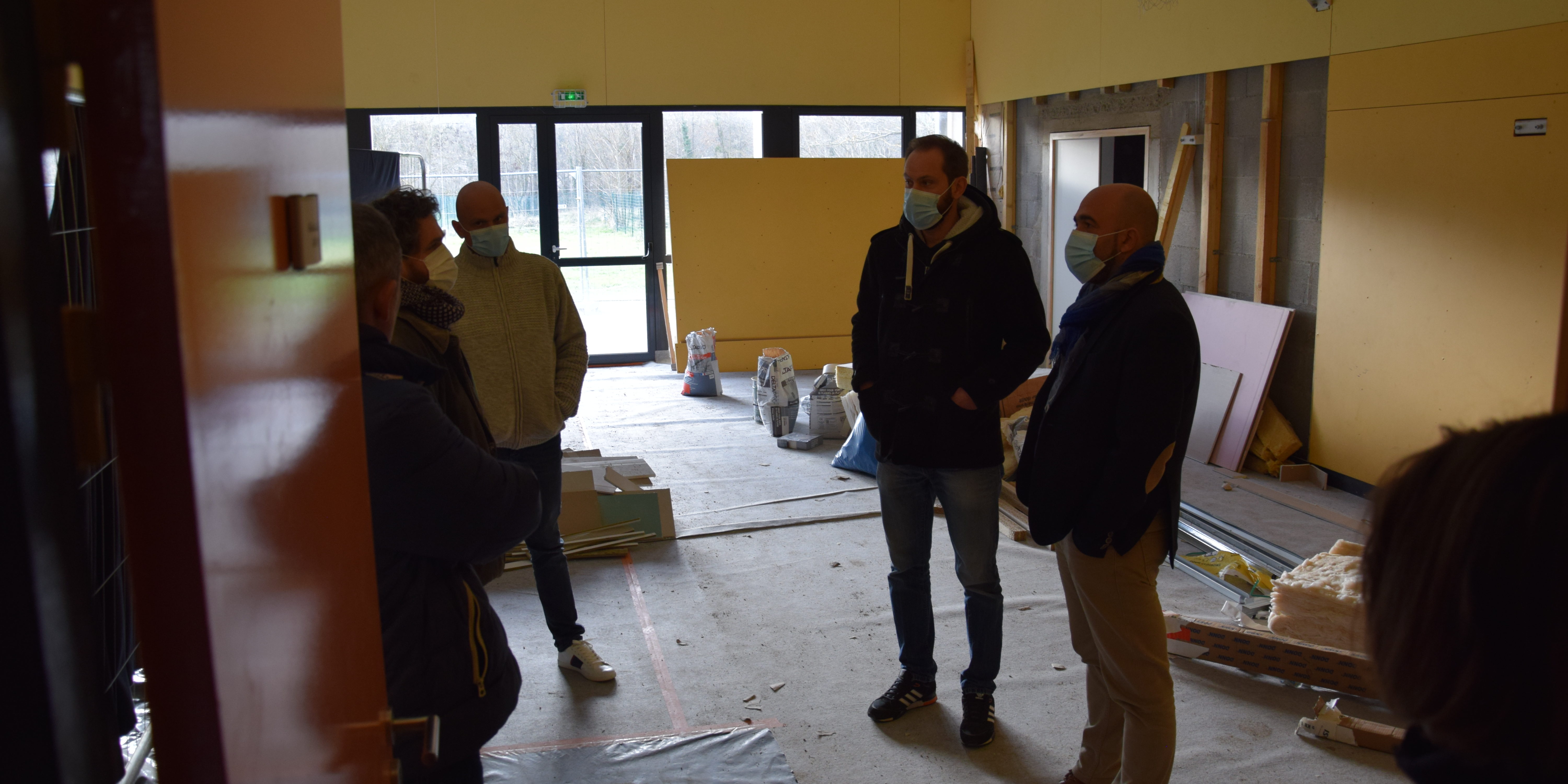 Restructuration du Pôle Enfance-Jeunesse : visite de chantier à La Passerelle