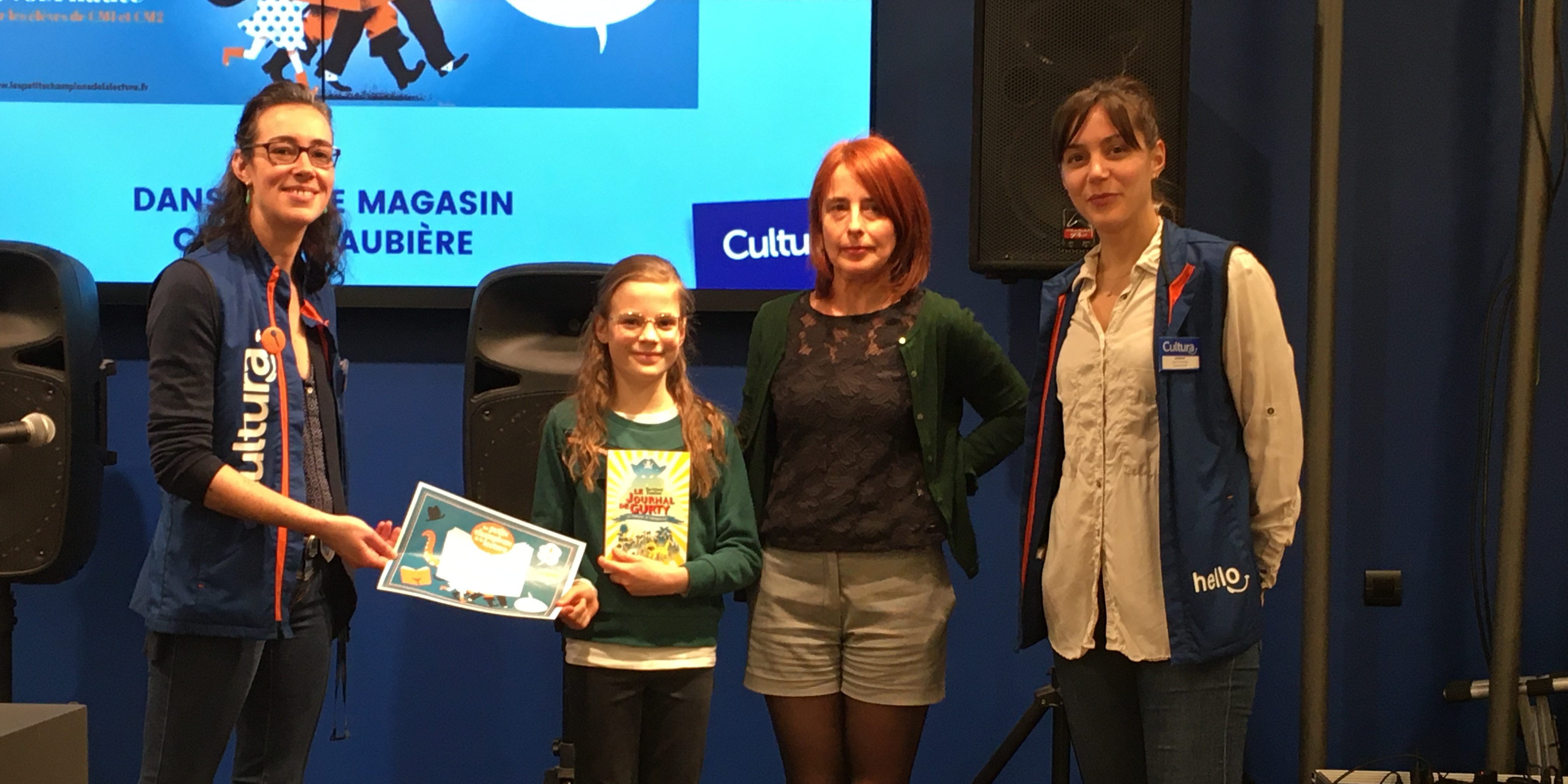 Petits champions de la lecture : Emma est championne départementale !