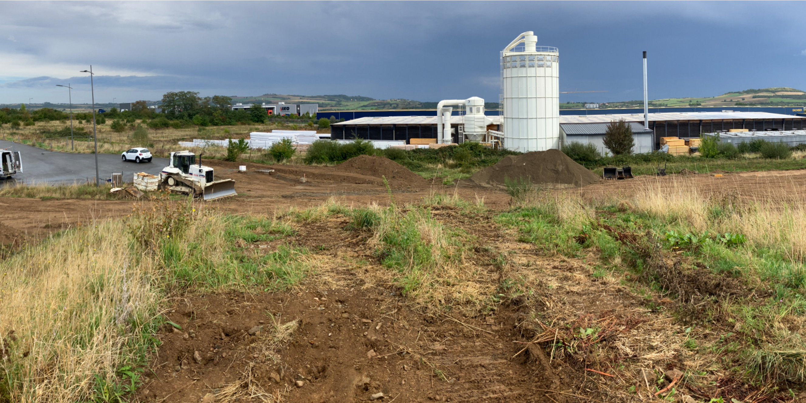 Développement économique : le chantier de la Centrale Biogaz sur le Parc de l’Aize (situé à Combronde) a débuté