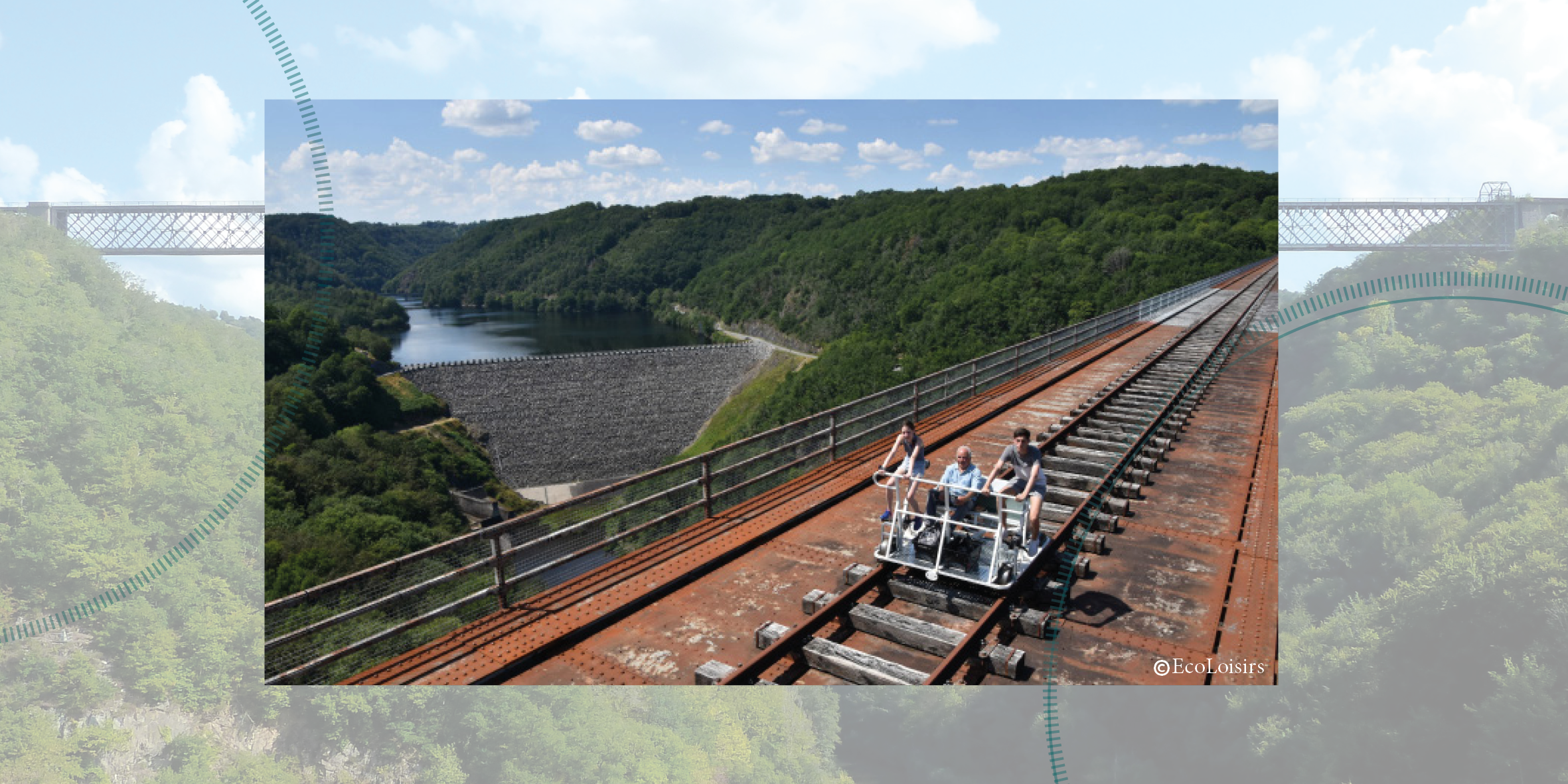 Le vélorail électrique des Fades reçoit un “coup de chapeau” par Auvergne Rhône Alpes Tourisme