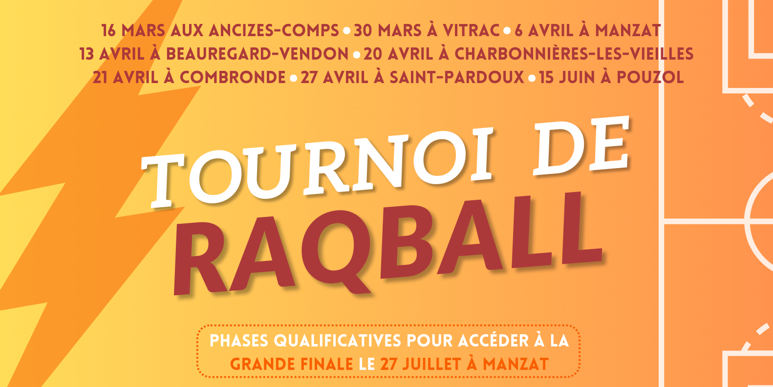 Coup d’envoi des phases qualificatives du Tournoi Intercommunal de Raqball